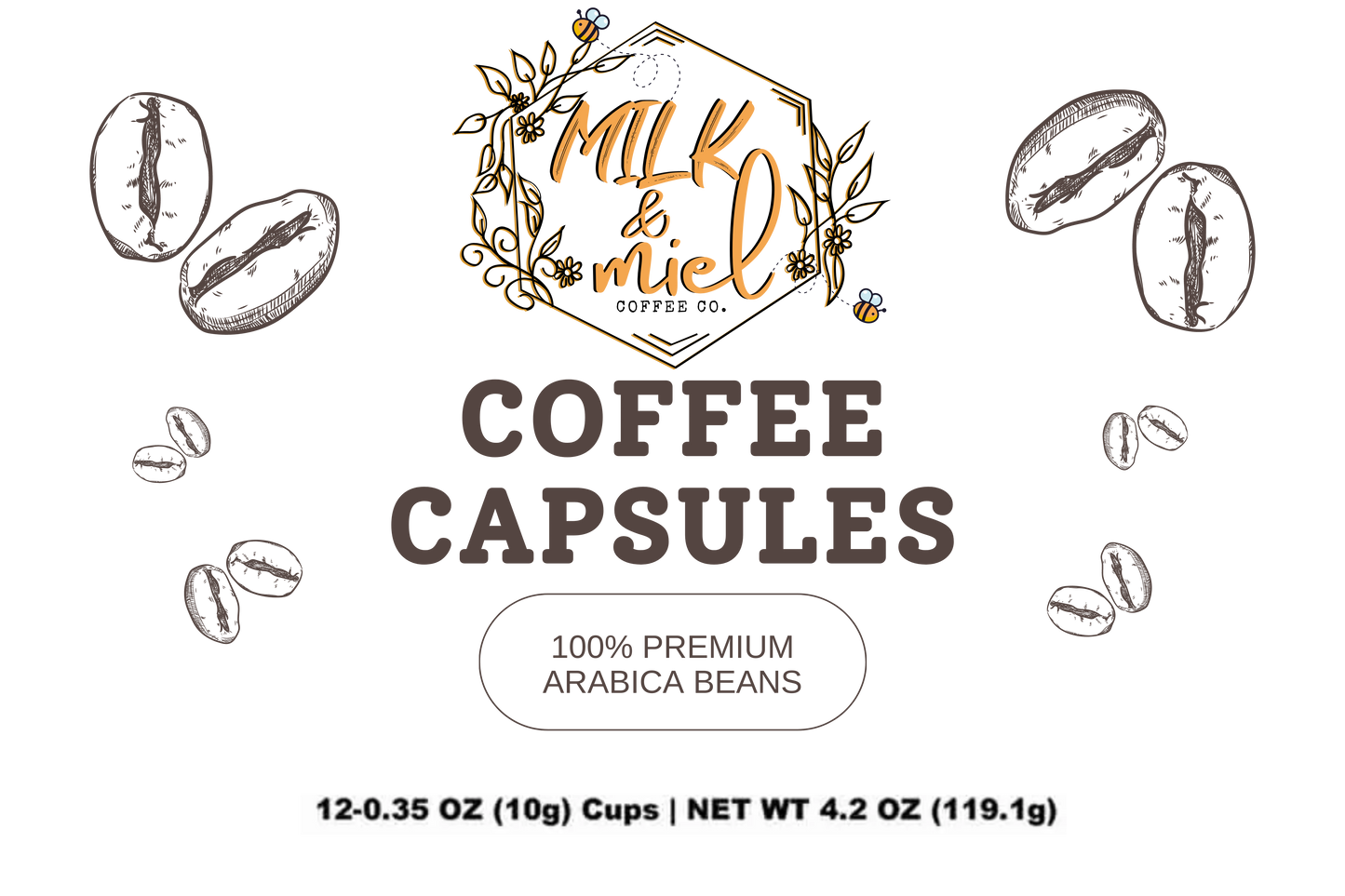 12 Pack Single Serve Coffee Capsules